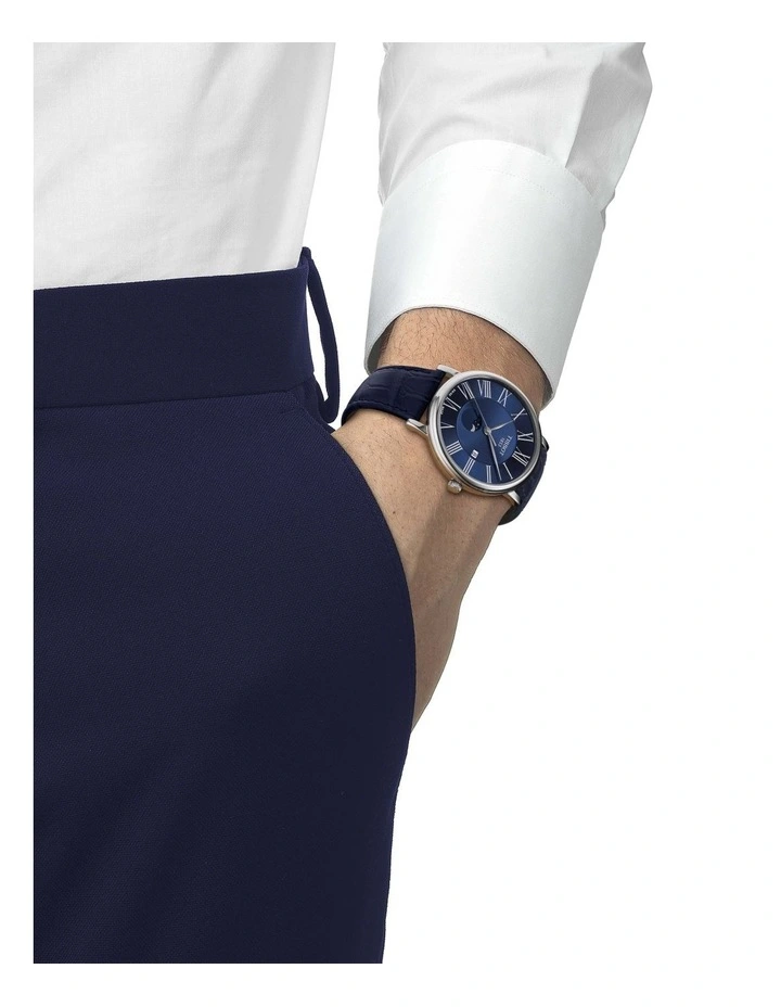 Carson Premium Moonphase T1224231604300 Watch in Blue
