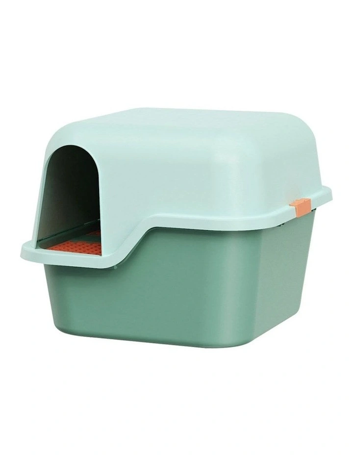 Kingbox Plastic Candy Cat Litter Box in Green