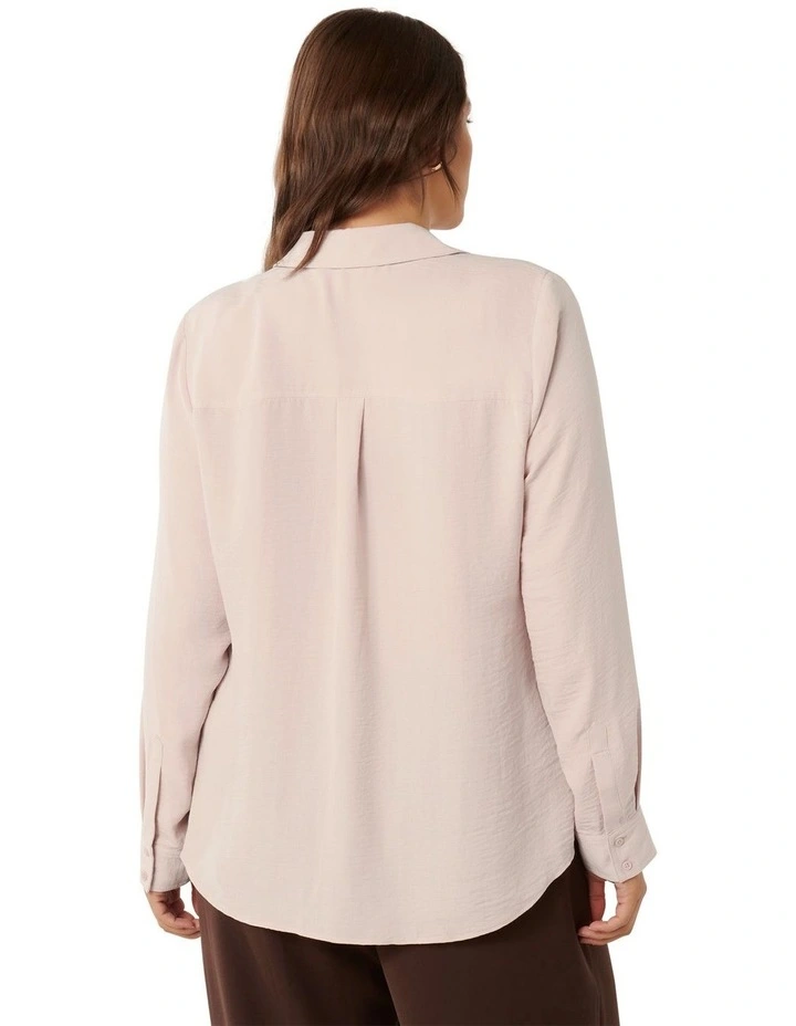 Samara Long Sleeves Shirt in Pink