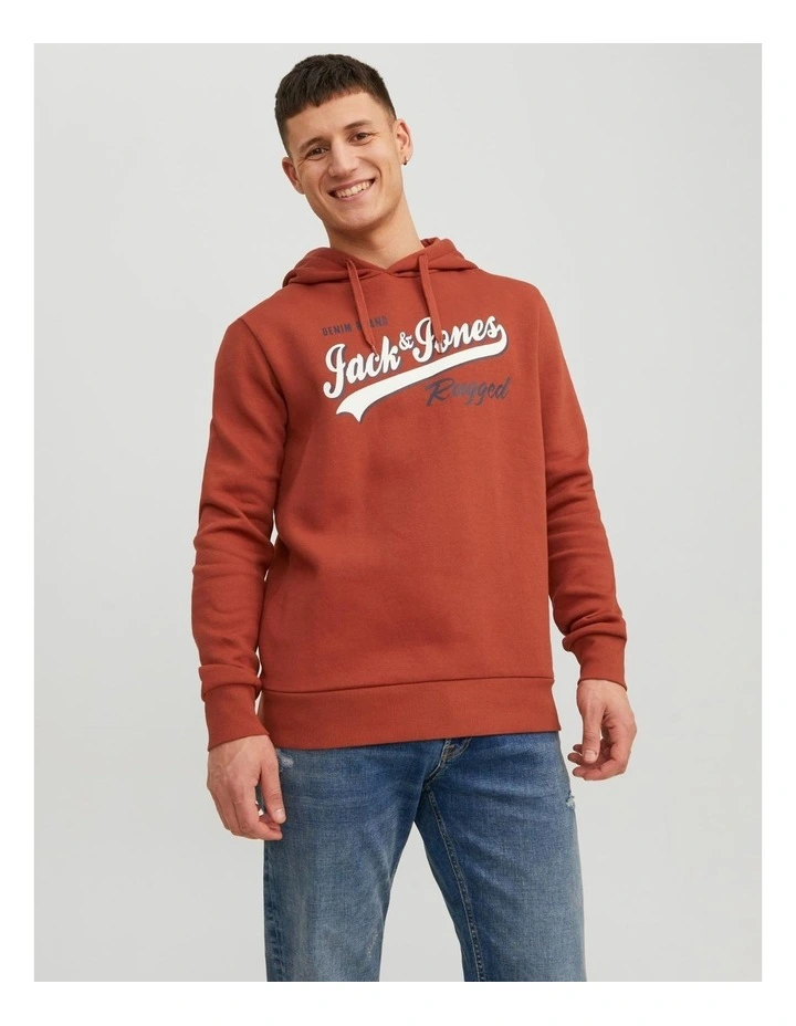Logo Hoodie in Orange