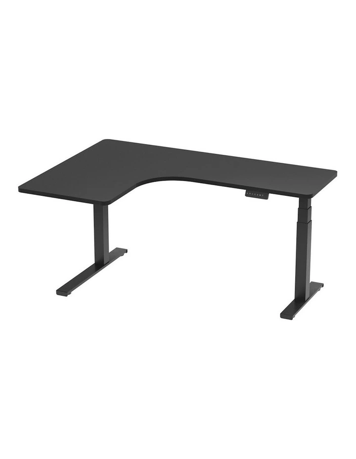 L-shape Standing Desks 160cm in Black