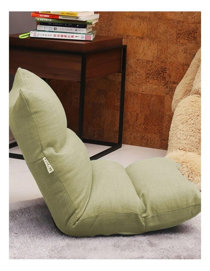 Floor Lounge Recliner Chair in Yellow Green