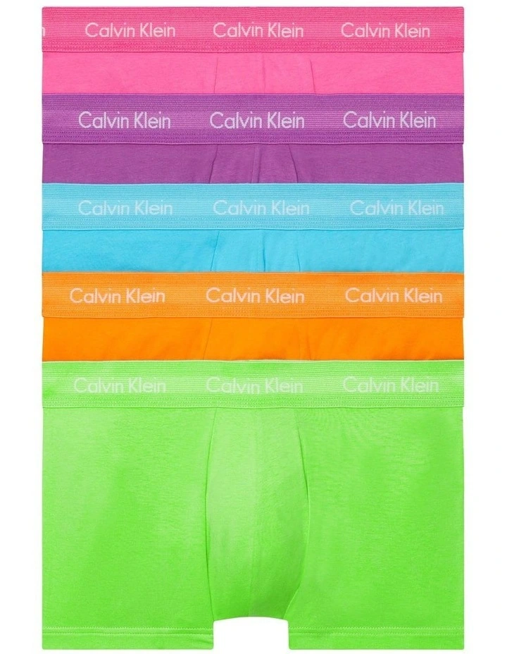 Pride Edit Low Rise Trunks 5 Pack in Multi