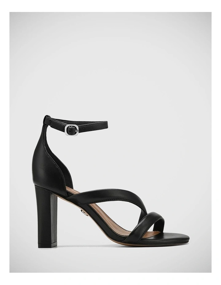 Rosse Leather Sandal in Black