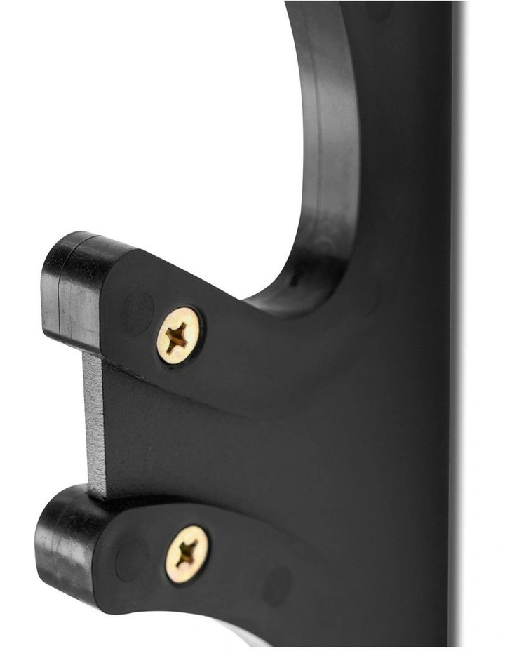 6-Tier Wall Barbell Mount in Black