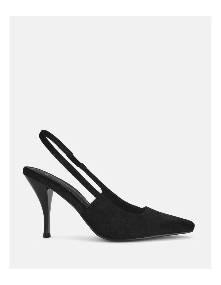 Zuzie Pumps Heels in Black Velvet