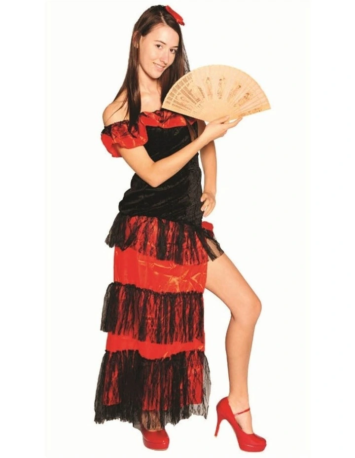 Flamenco Dancer Costume in Multi