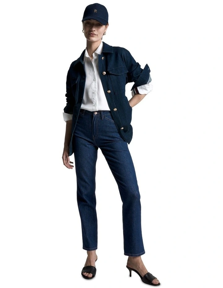 Classics High Rise Straight Jeans in Blue