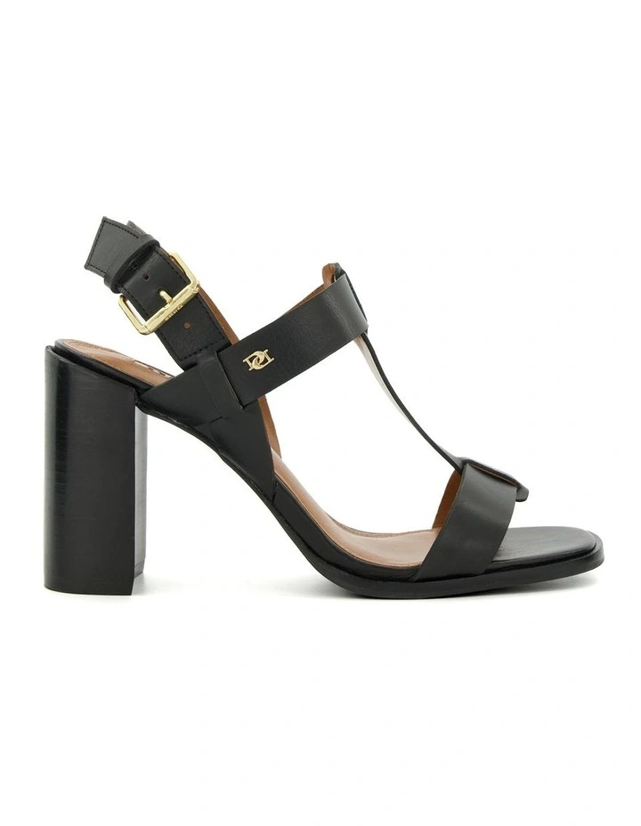 Jacie Heeled Sandal in Black