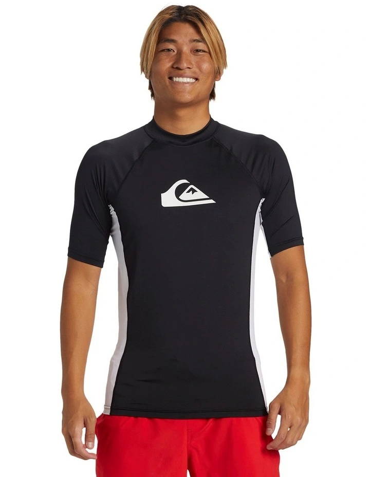 Everyday Short Sleeve UPF 50 Surf T-shirt in Black