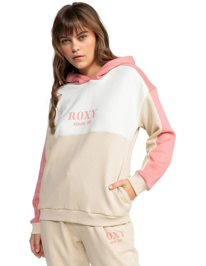 Sunset Waves Pullover Hoodie in Brazilian Sand