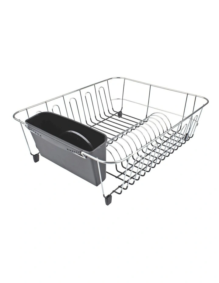 Large Dish Drainer in Charcoal
