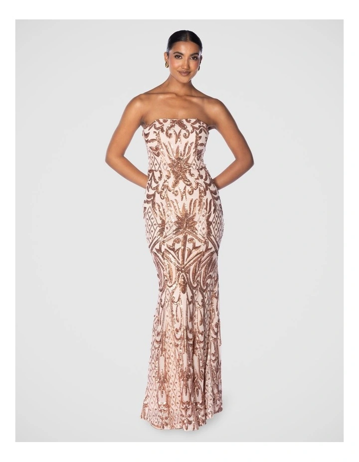 Ensley Gown in Red