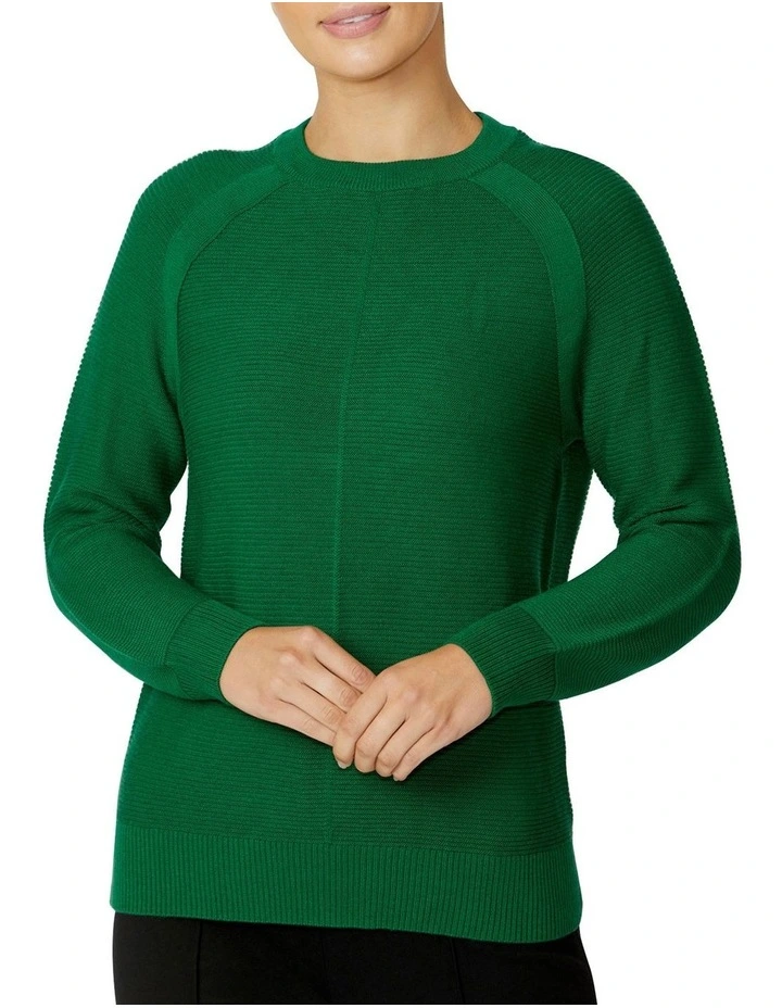 Alexis Jade Knit Sweater in Green