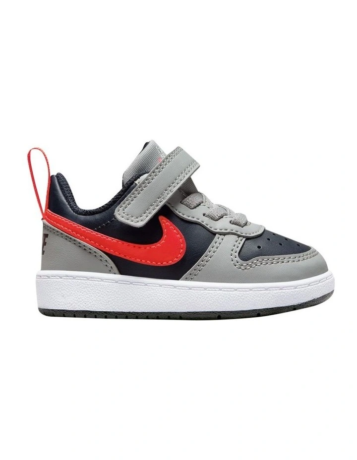 Court Borough Low Recraft Infant Sneakers in Grey