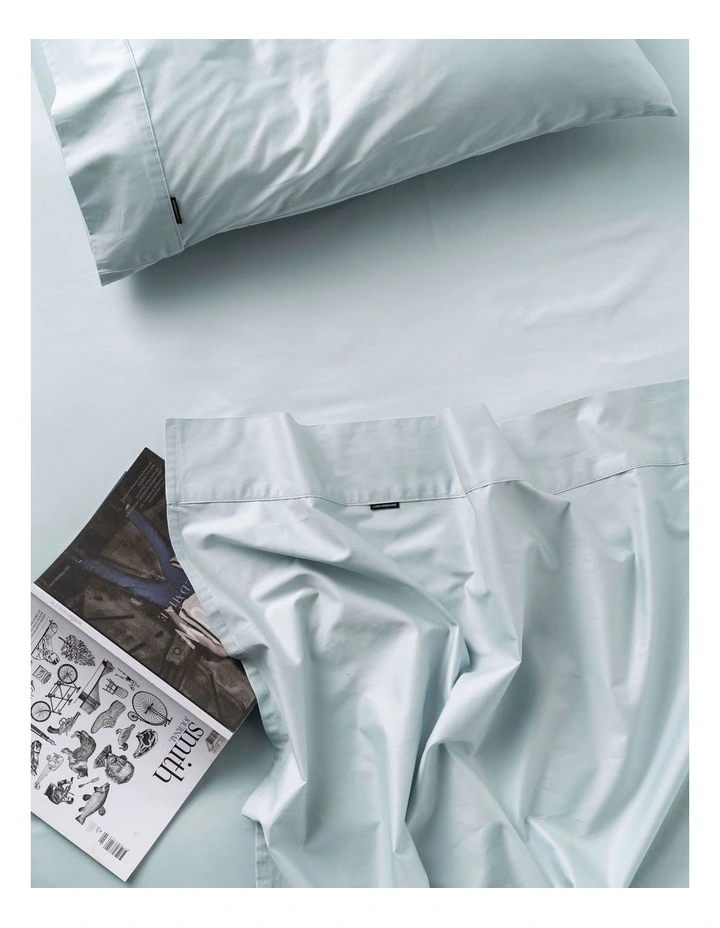 Augusta 500TC Standard Pillowcase In Pale Blue