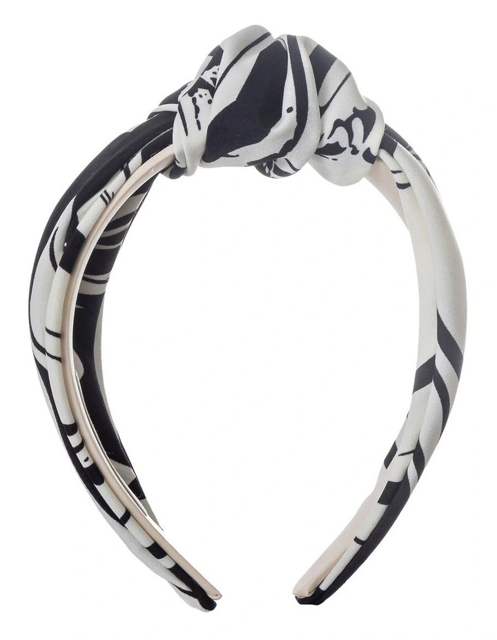 Print Turban Headband in Multi