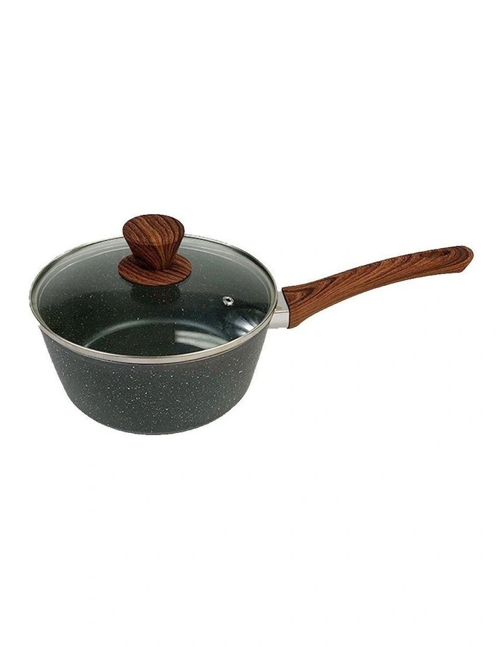 Non-Stick Saucepan 20cm in Black