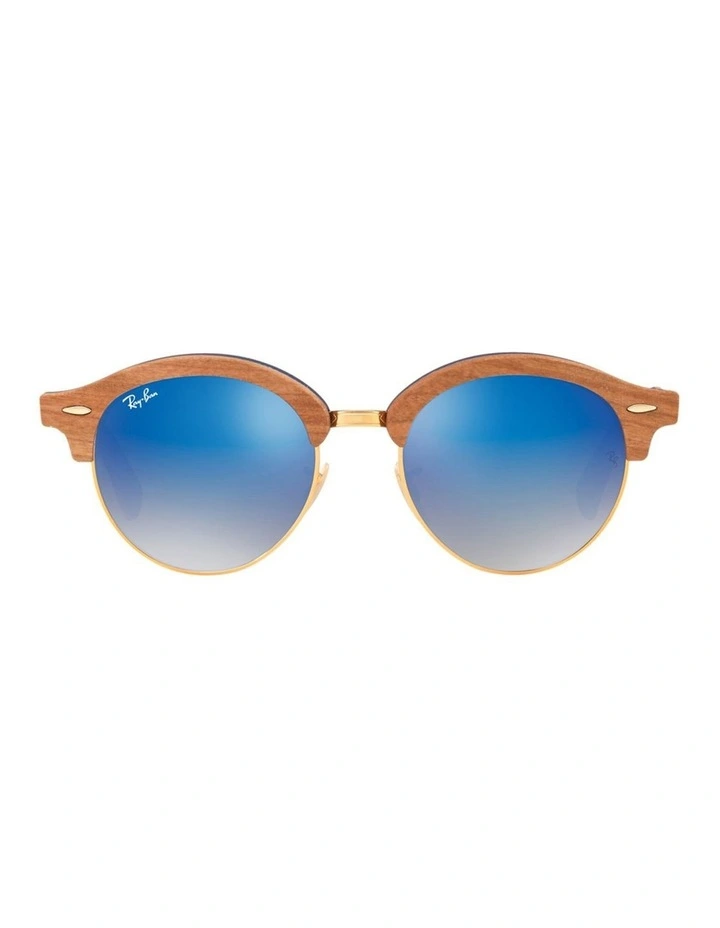 Clubround Wood Brown RB4246M Sunglasses