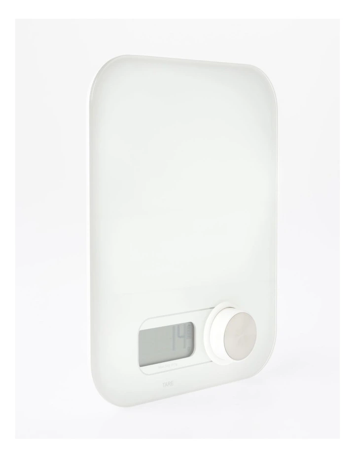 Battery Free Tempered Glass Scale in White