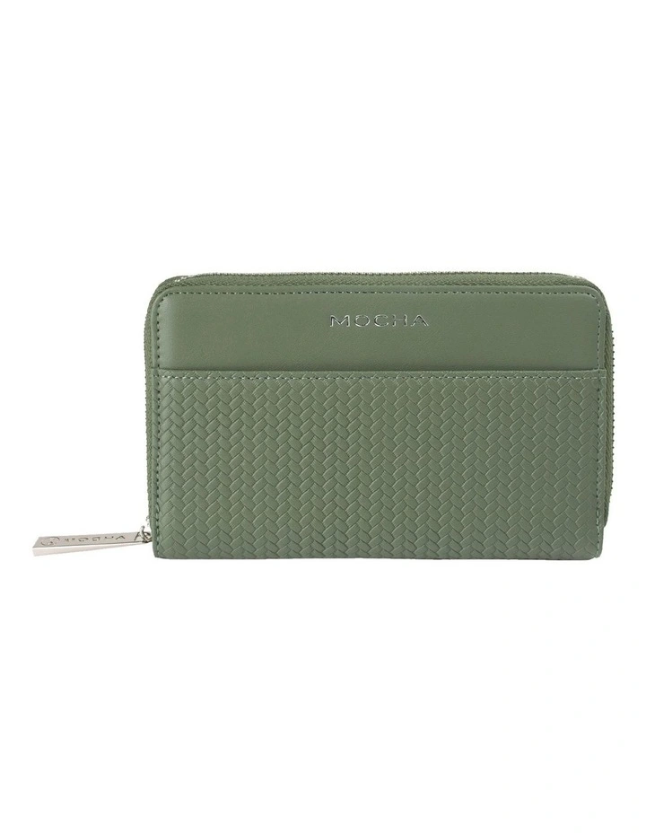 Tessa Long Wallet in Green