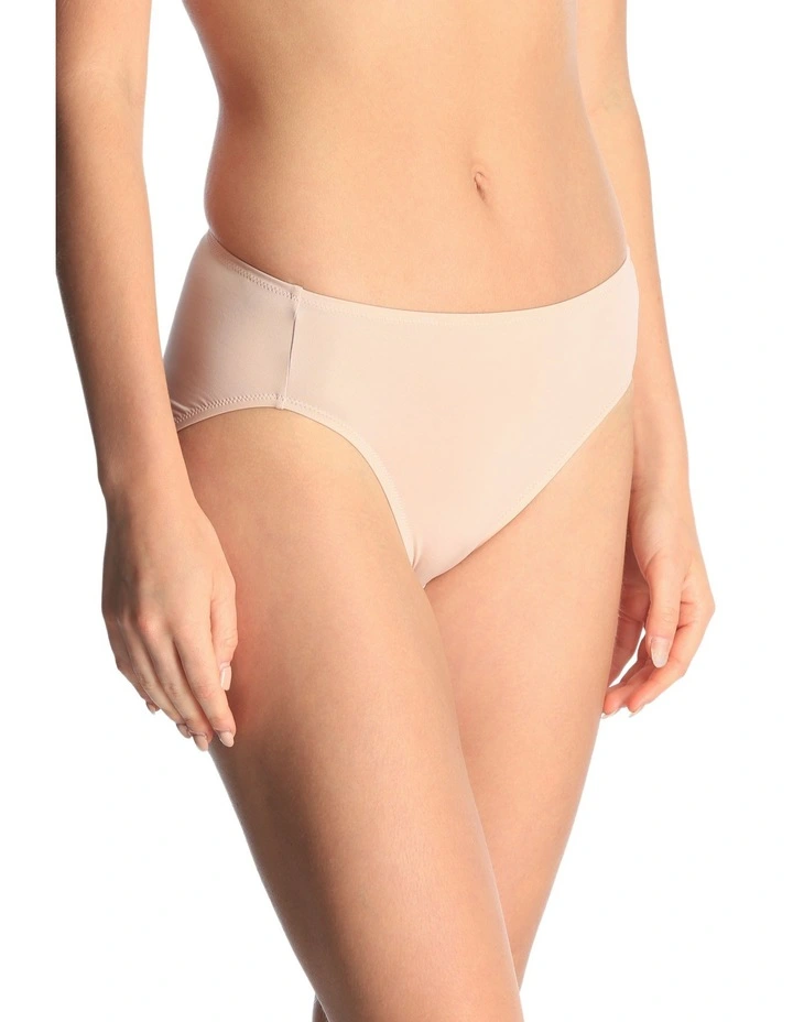 No Ride Up Micro High Cut Brief in Beige