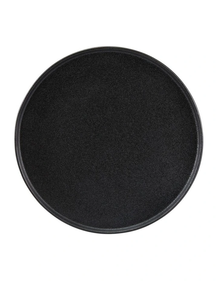 Caviar High Rim Plate 28cm in Black