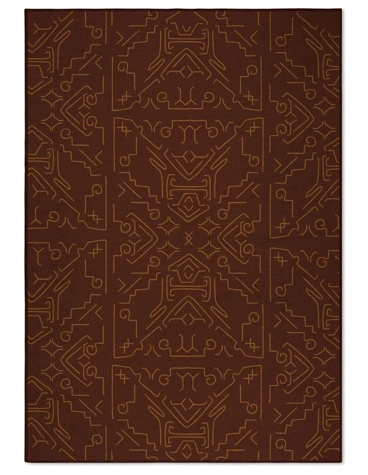 Theory Washable Chenille Area Rug in Earth