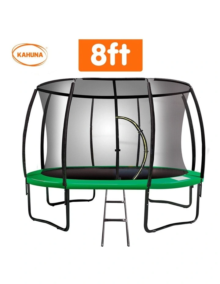 8ft Round Enclosure Spring Mat Green Trampoline