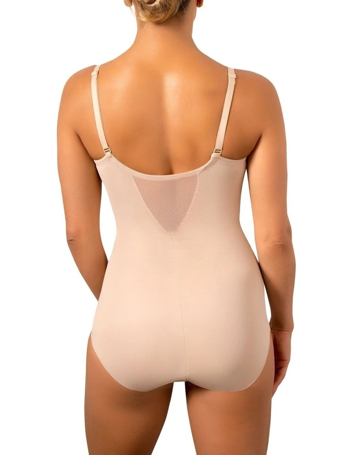 Sheer Shaping Underwire Bodybriefer in Nude