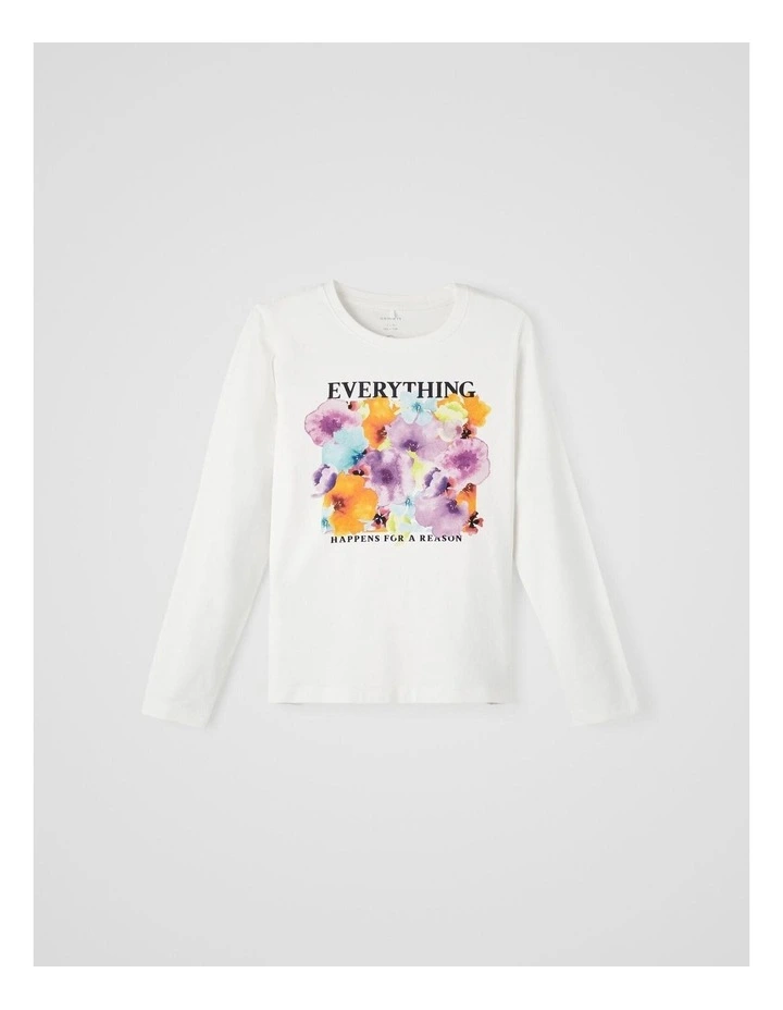 Lamilie Long Sleeve Top in White