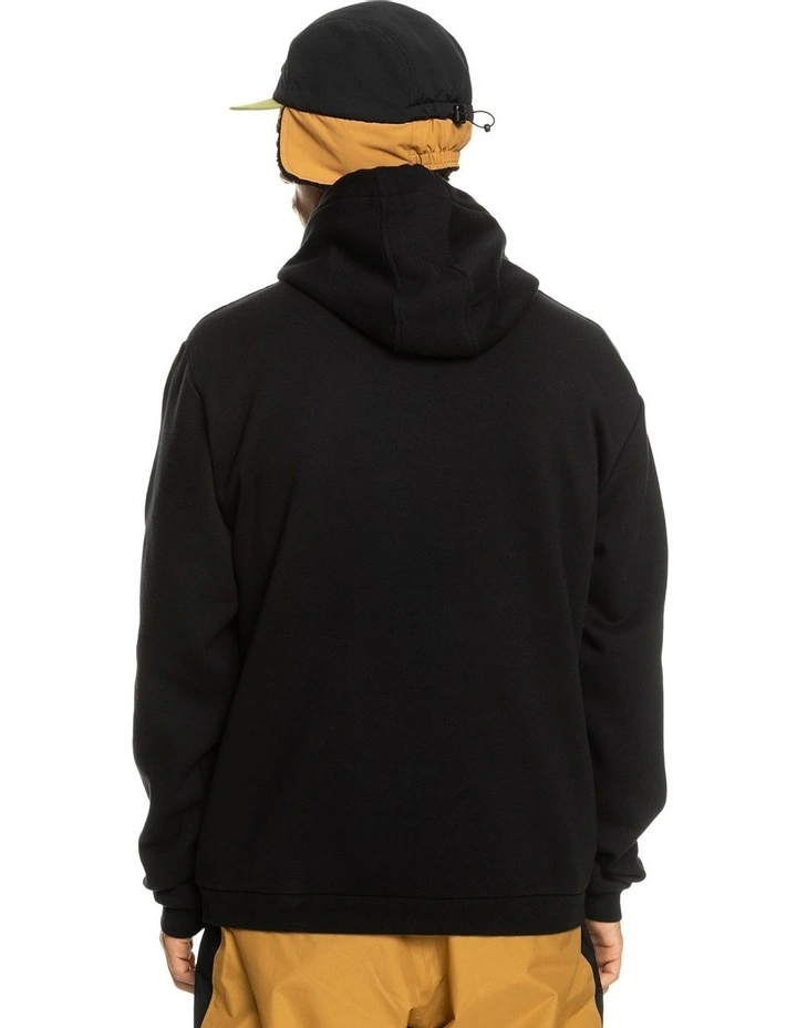 Big Logo Technical Riding Hoodie Sweater in True Black