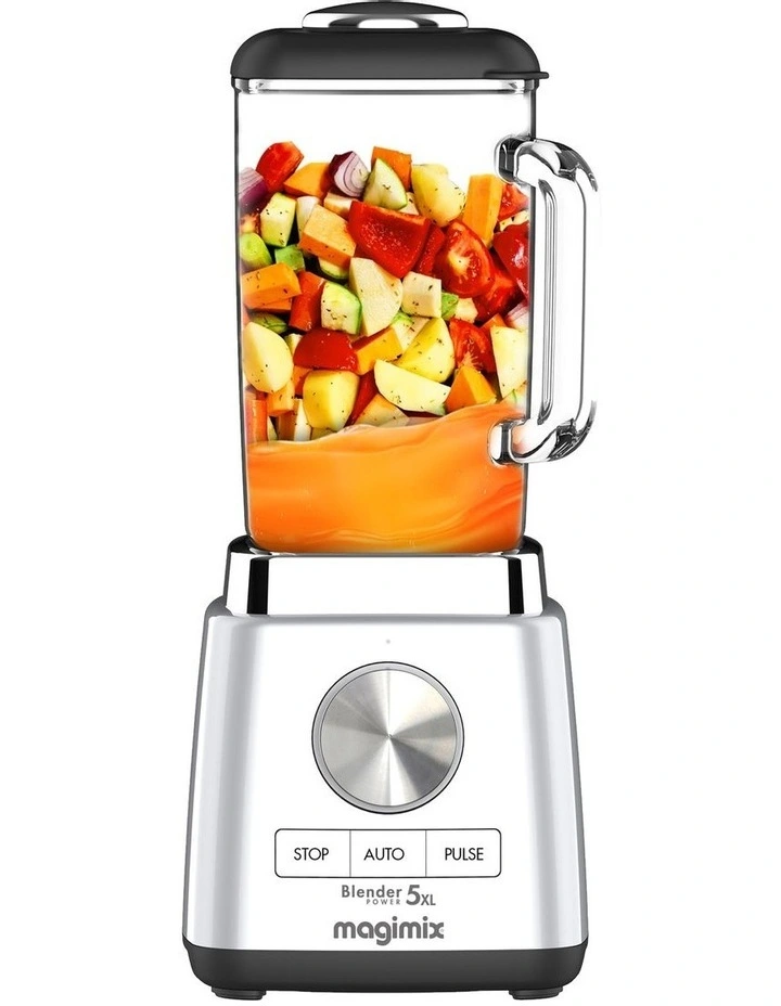 5XL Power Blender in Matt Chrome