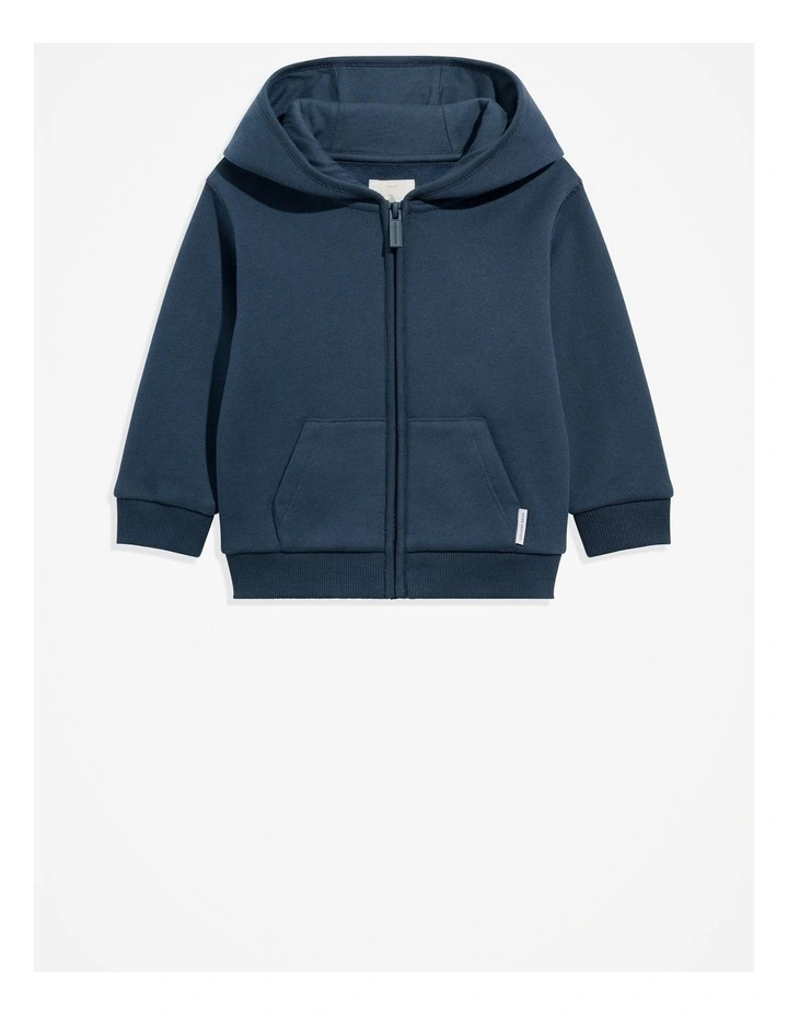Soft Touch Sweat Top in Navy
