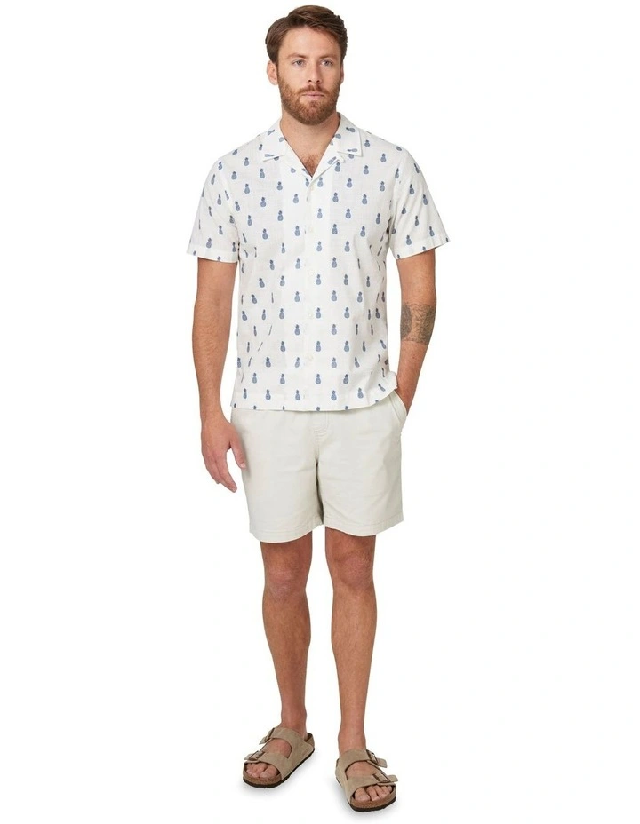 Kobi Print Shirt in Blue