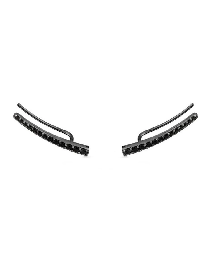 Naked Ear Climber in Black