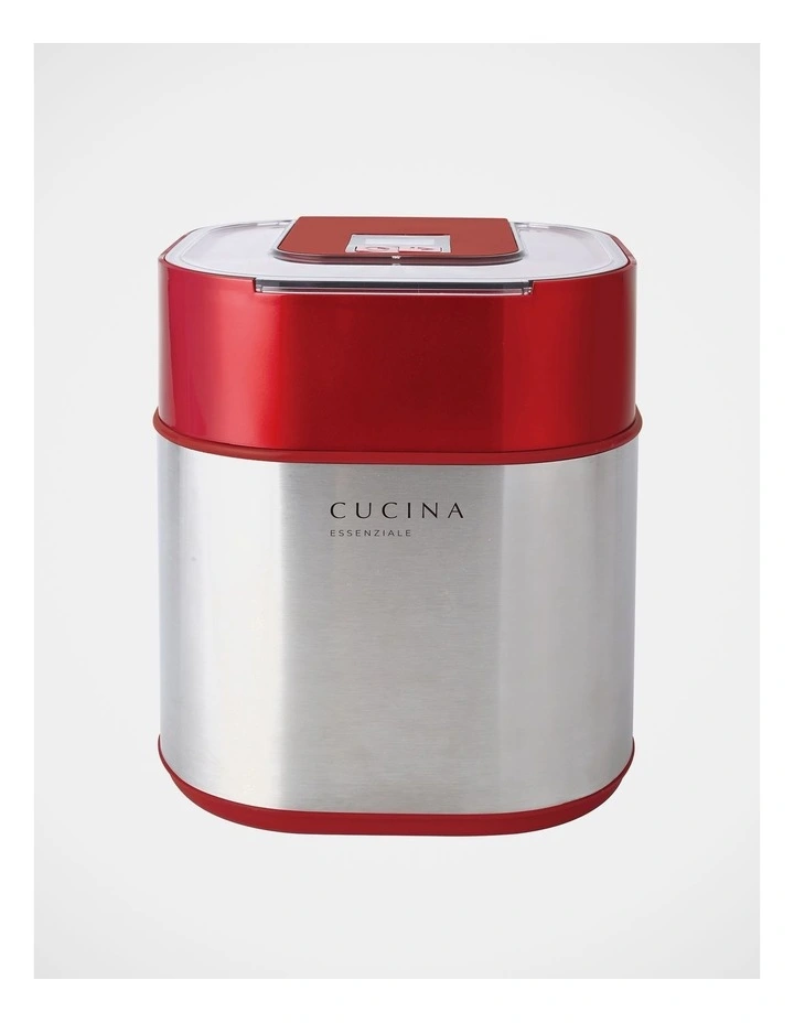 Digital Ice Cream Maker 1.5L in Metallic Red CICM905R