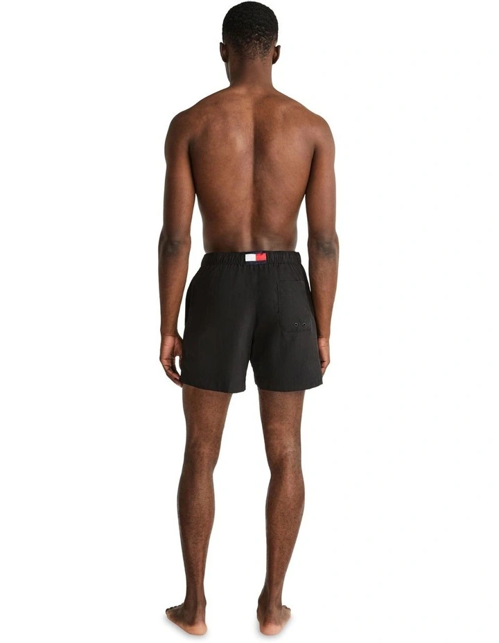Drawstring Swim Shorts in Black