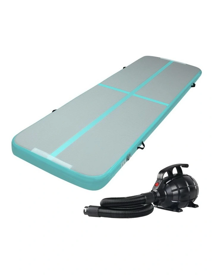 GoFun 3X1M Inflatable Air Track Mat with Pump Tumbling Gymnastics Green