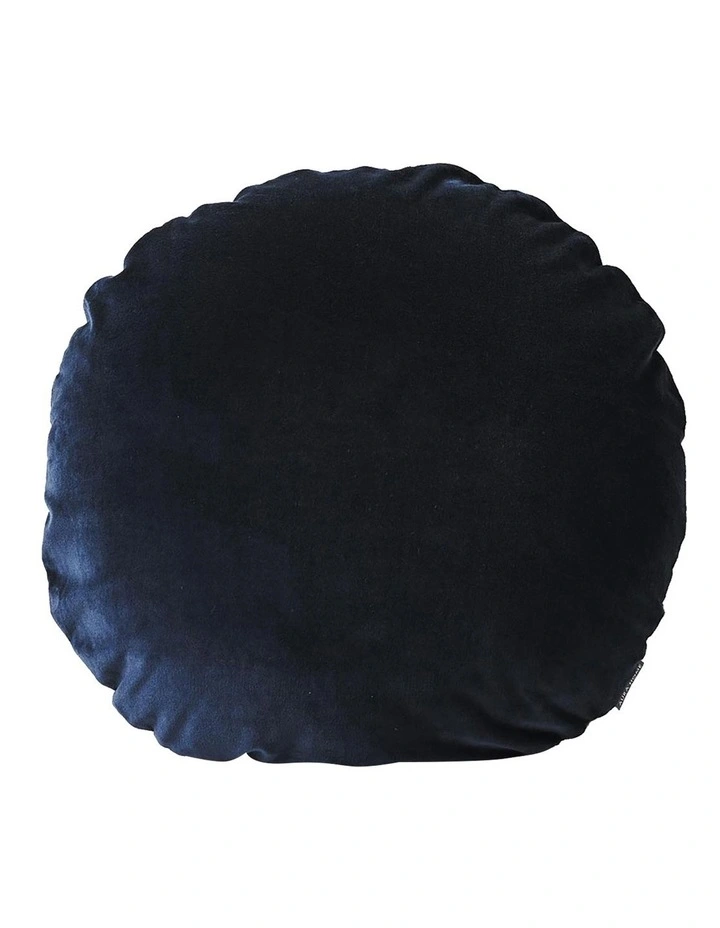 Luxury Velvet 55cm Round Cushion Slate