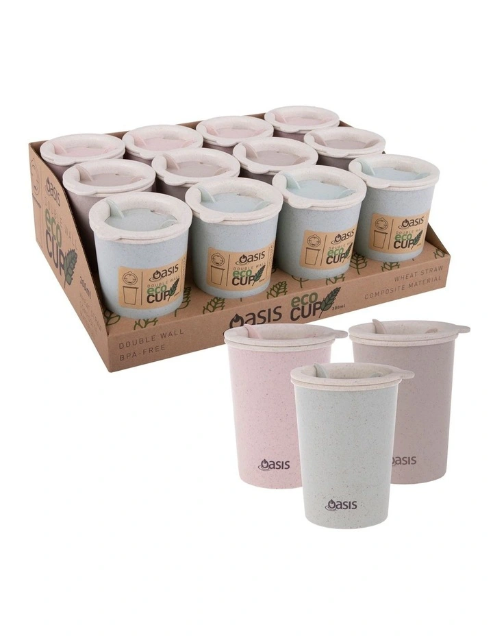 Double Wall Eco Cup 300ml in Assorted Colours
