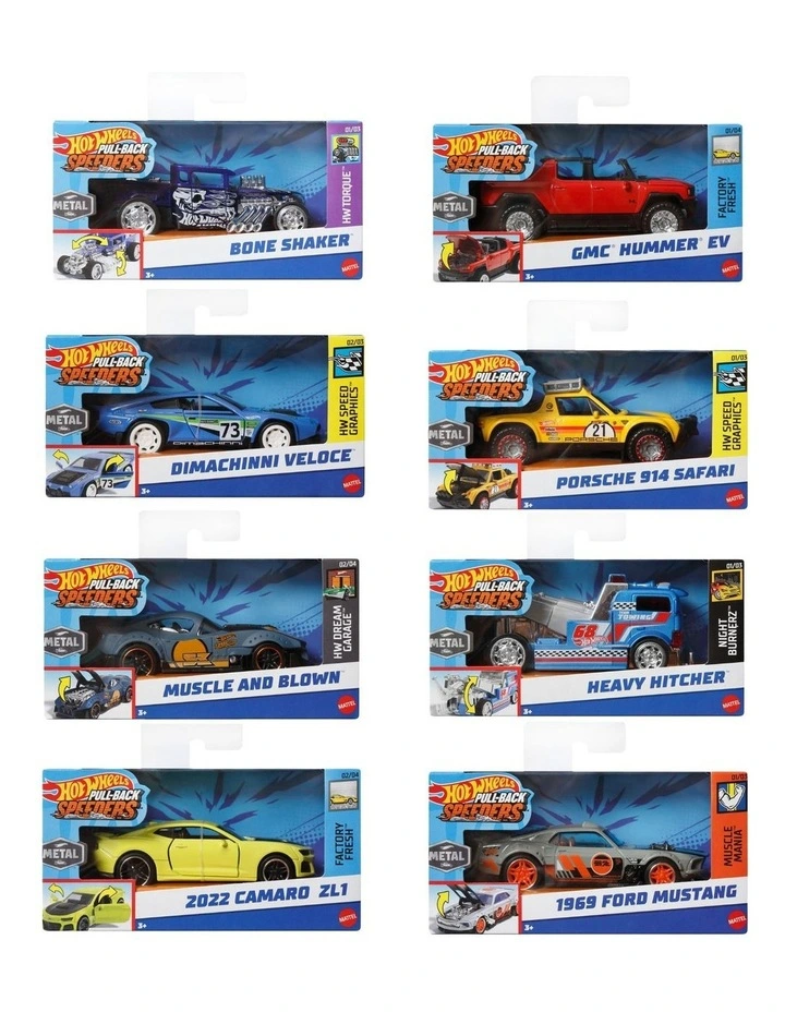 Pull-Back Vehicles Assortment