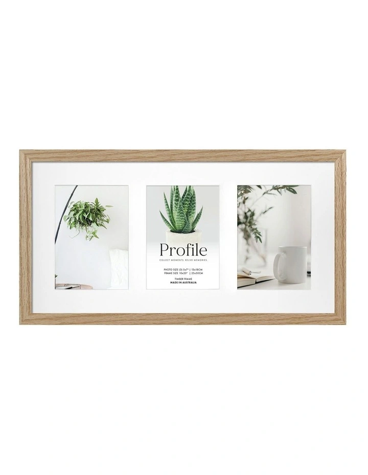 Decorator Photo Frame 25x50/13x18 in Natural