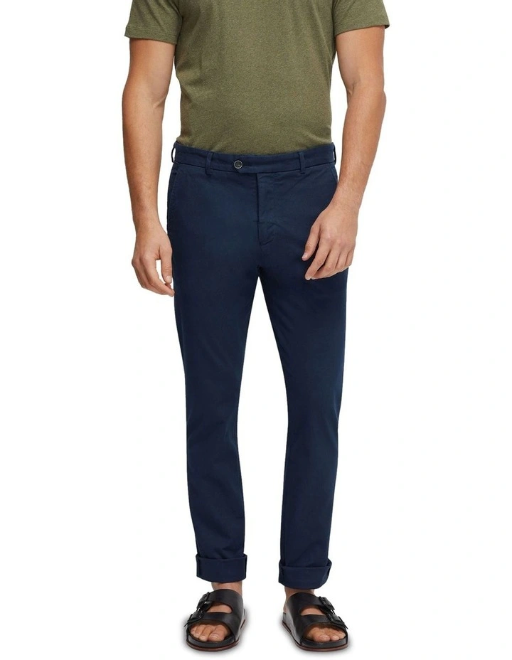 Luka Stretch Casual Pants in Blue