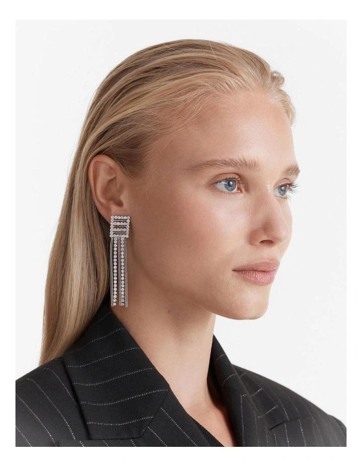 Coruscant Earrings in Silver