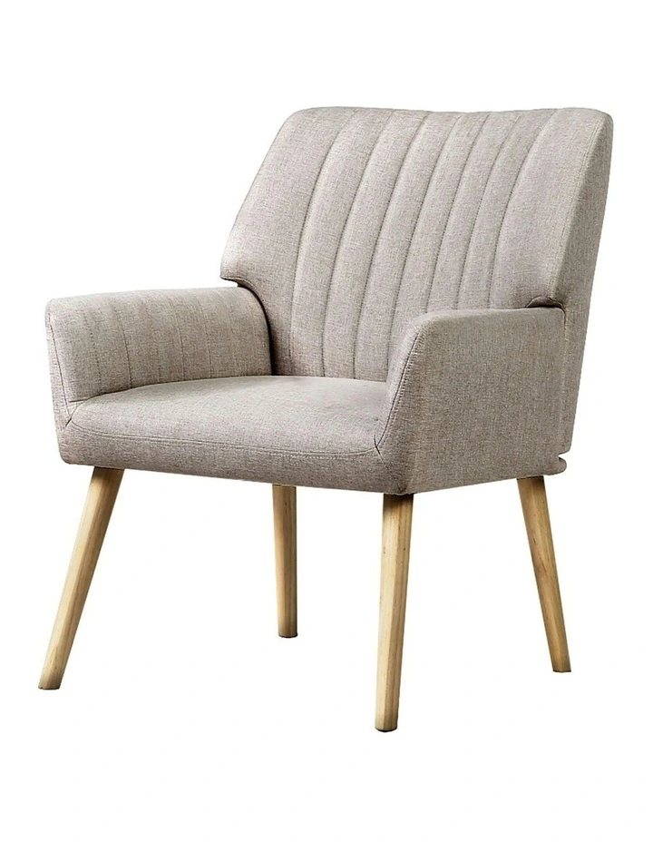Sebastini Armchair Fabric in Beige