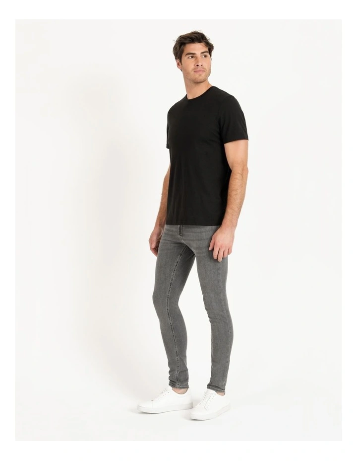 Liam Original Stretch Skinny Jeans in Grey