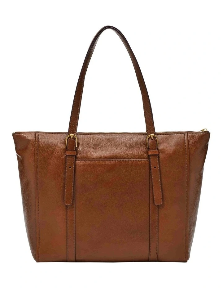 Carlie Tote Bag in Brown