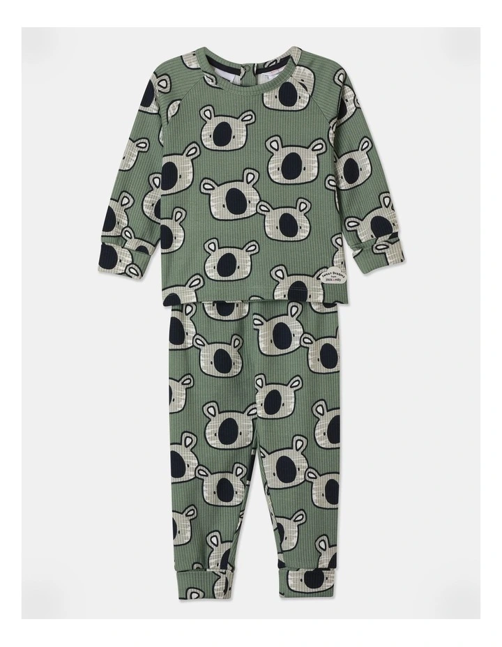 Indy Pyjama Set in Green