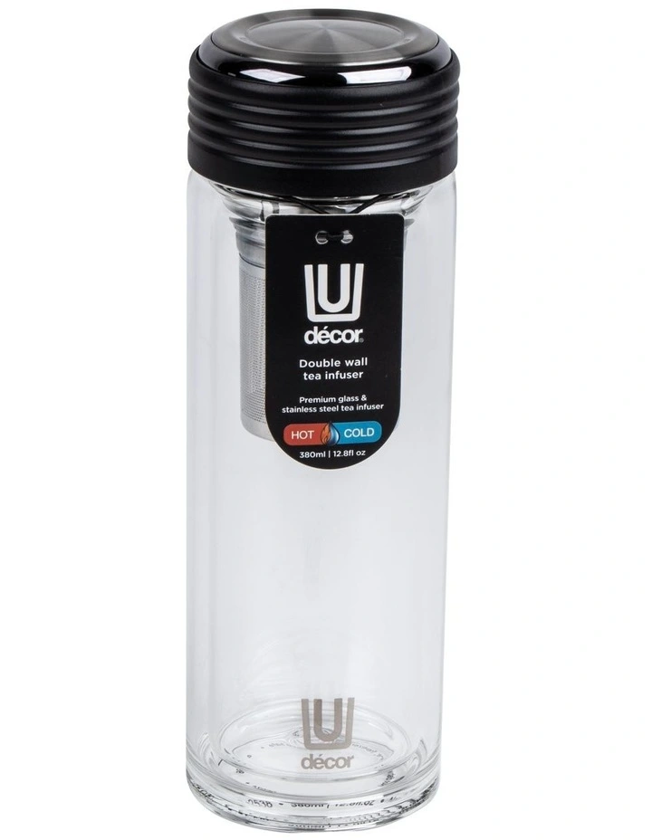 280ml Double Wall Glass Tea Infuser